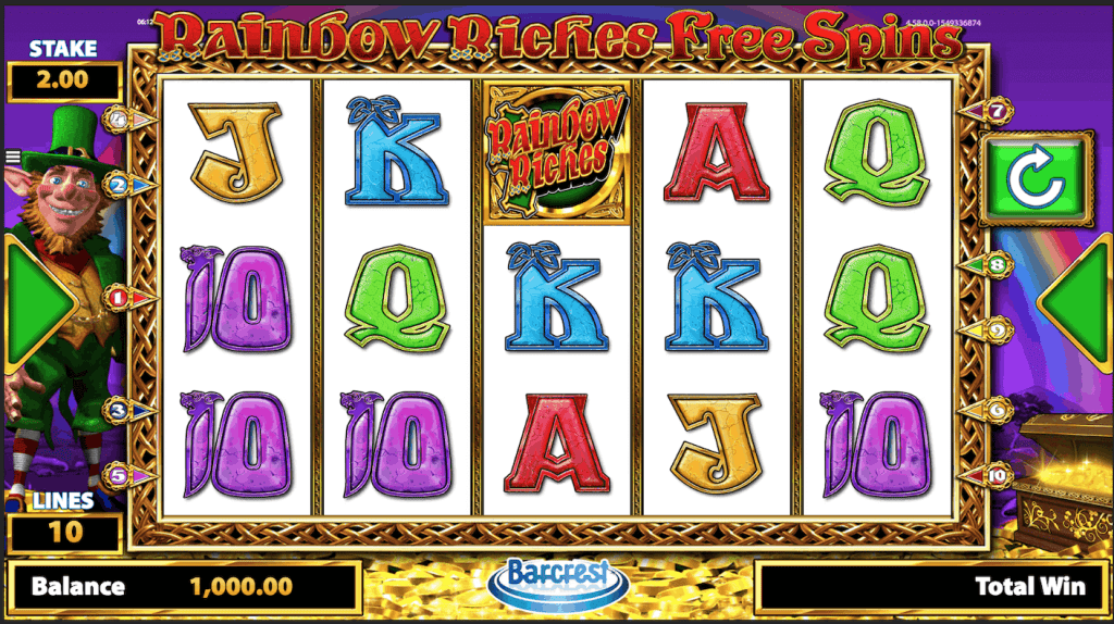 Ingyenes játék Rainbow Riches