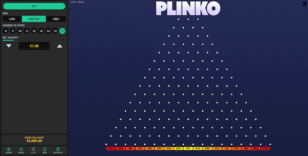 Ingyenes játék Plinko