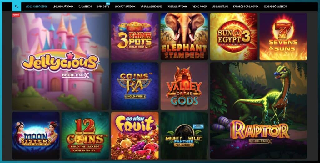 SilverPlay Casino Nyerőgépes játékok