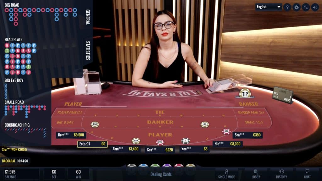 LuckyStreak Live Baccarat