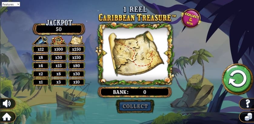 Ingyenes játék 1 Reel Caribbean Treasure