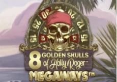 8 Golden Skulls of Holly Roger Megaways