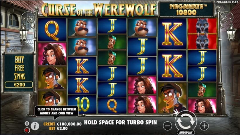 Ingyenes játék Curse of the Werewolf Megaways