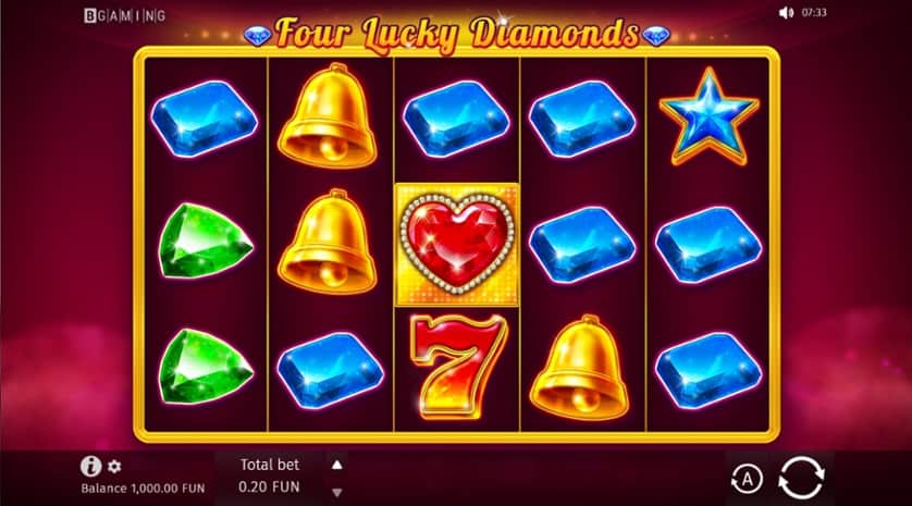 Ingyenes játék Four Lucky Diamonds