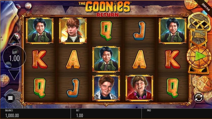 Ingyenes játék The Goonies Return