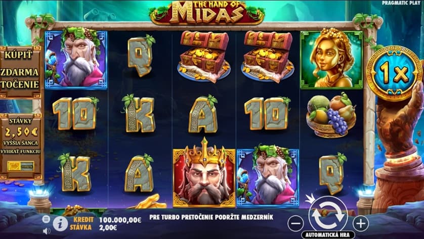 Ingyenes játék The Hand of Midas