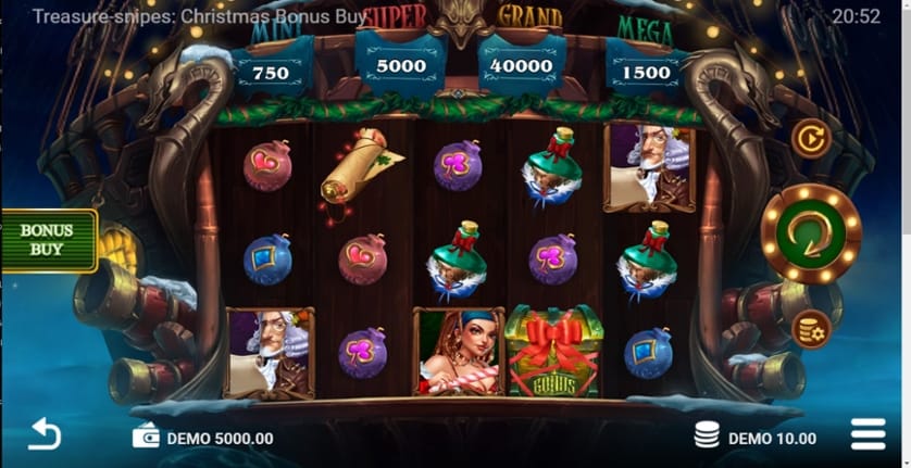 Ingyenes játék Treasure Snipes Christmas: Bonus Buy