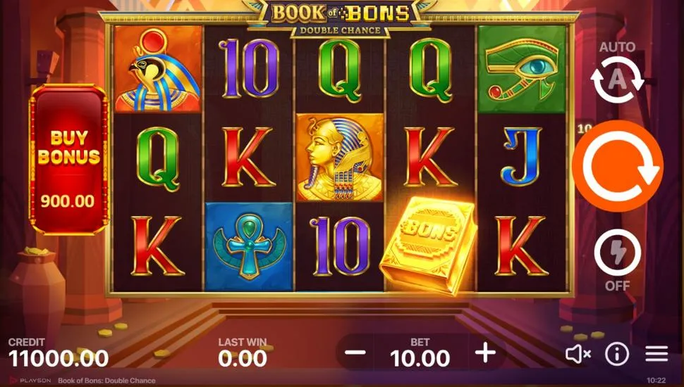 Ingyenes játék Book of Bons Double Chance