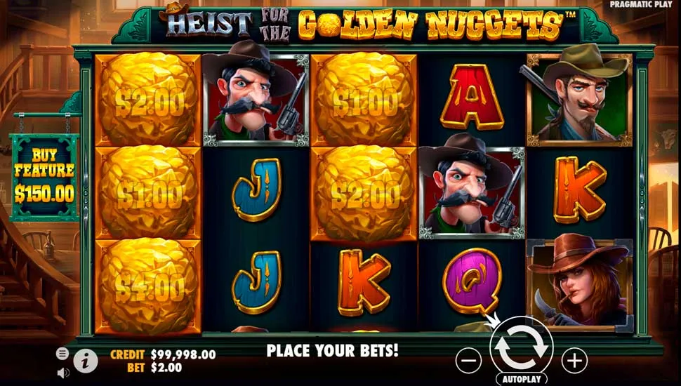 Ingyenes játék Heist for the Golden Nuggets