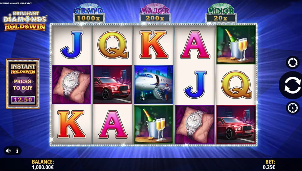 Ingyenes játék Brilliant Diamonds Hold&Win