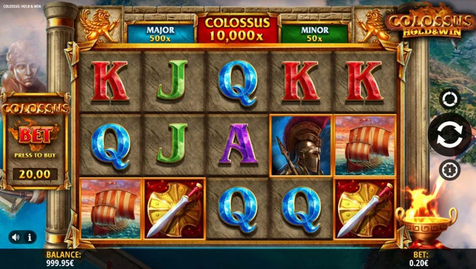 Ingyenes játék Colossus Hold & Win