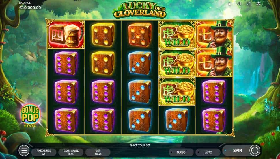 Ingyenes játék Lucky Cloverland Dice