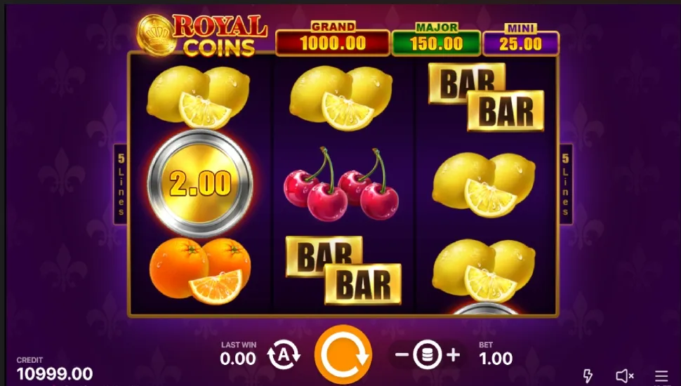 Ingyenes játék Royal Coins: Hold and Win