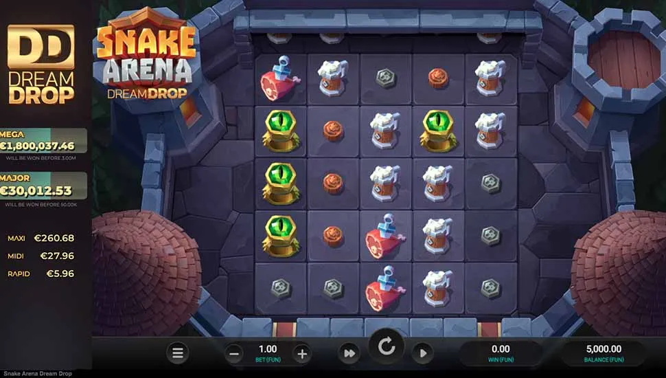 Ingyenes játék Snake Arena Dream Drop