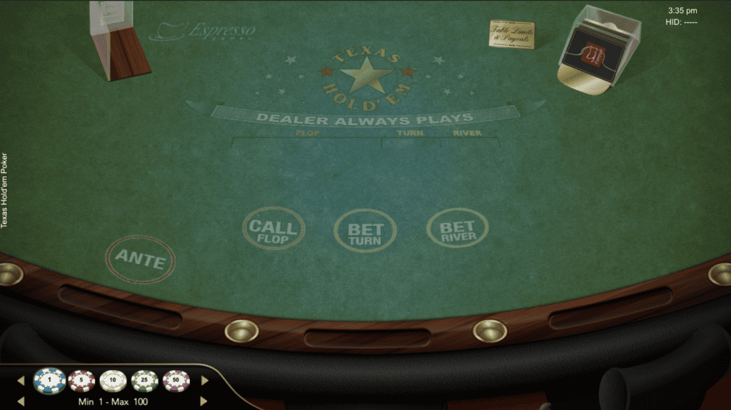 Ingyenes játék Texas Hold’em Poker