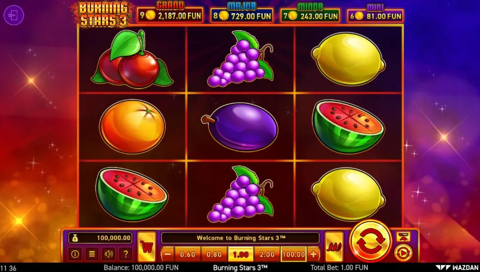 Ingyenes játék Burning Stars 3 Hold the Jackpot