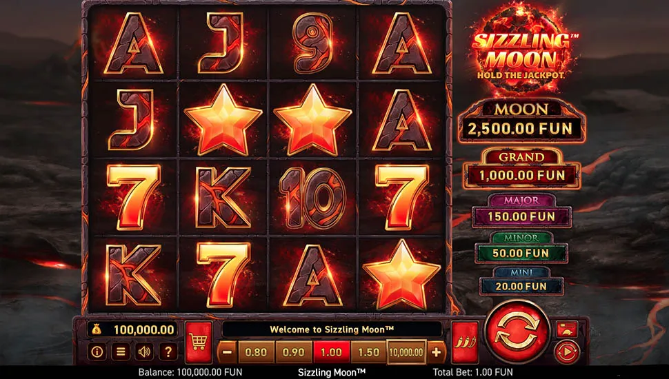 Ingyenes játék Sizzling Moon Hold the Jackpot