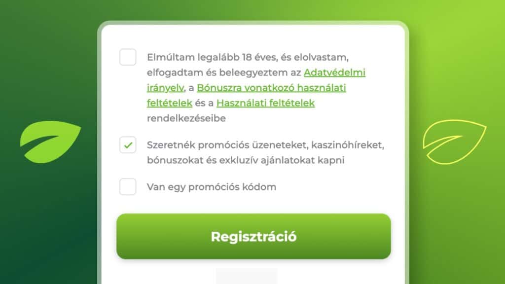 Verde Casino Registrierung