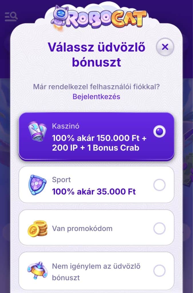 Bónuszválasztás