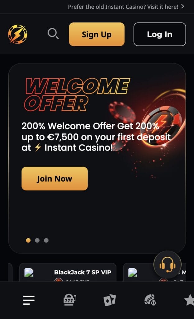 Sign Up. 