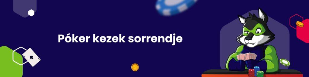 Póker kezek sorrendje