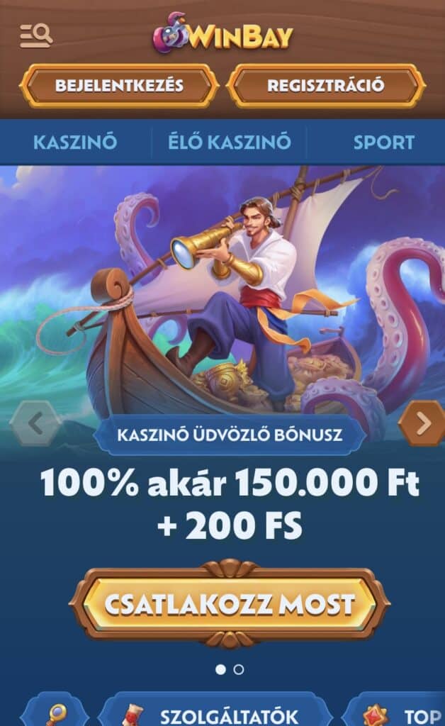 Winbay regisztráció elindítása