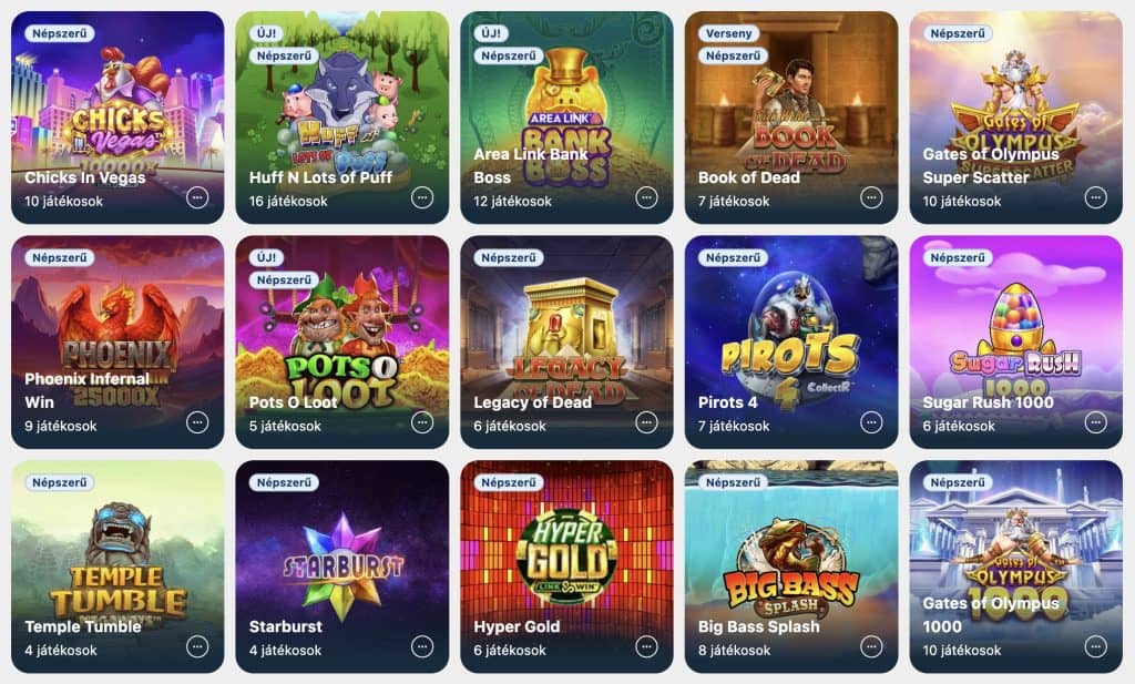 BoaBet Casino - Kaszinójátékok