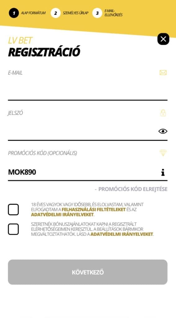 Töltsd ki az űrlapokat