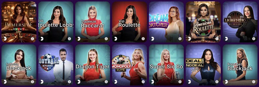 Fantasino Élő kaszinó