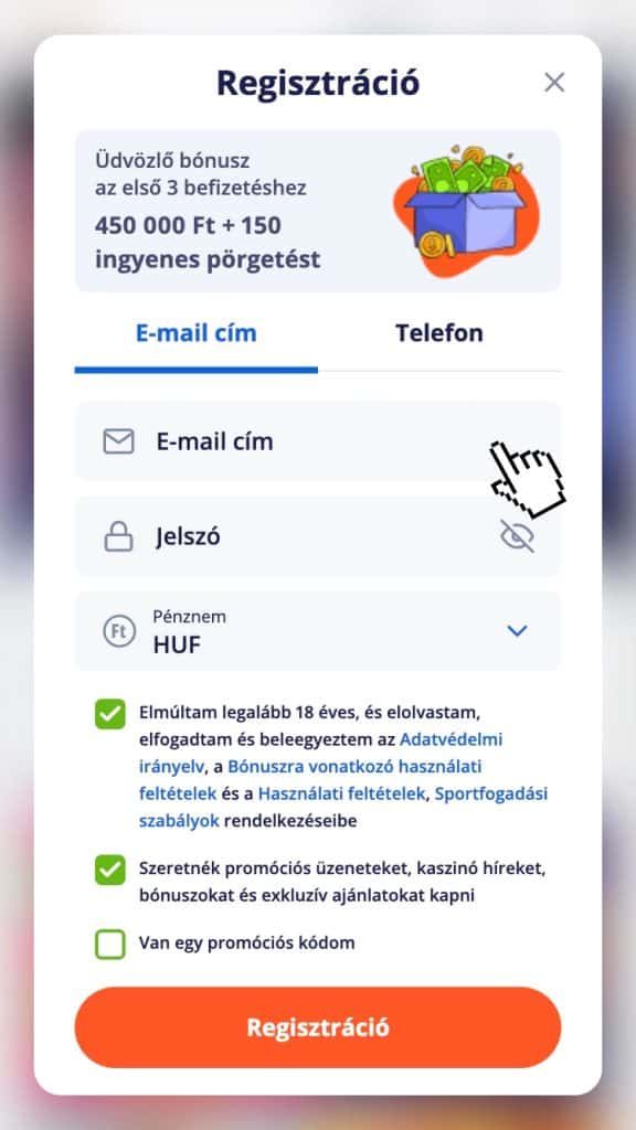 Hozd létre a fiókod