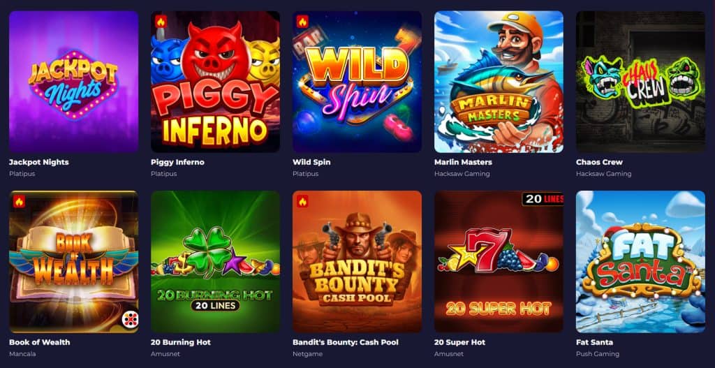 Slota Casino Nyerőgépek