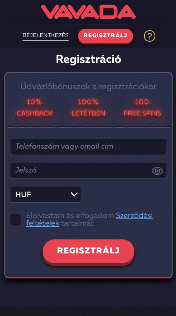 Hozd létre a fiókodat