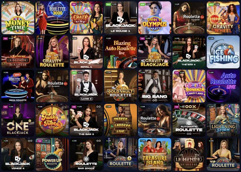 Betsio Casino - Élő kaszinó