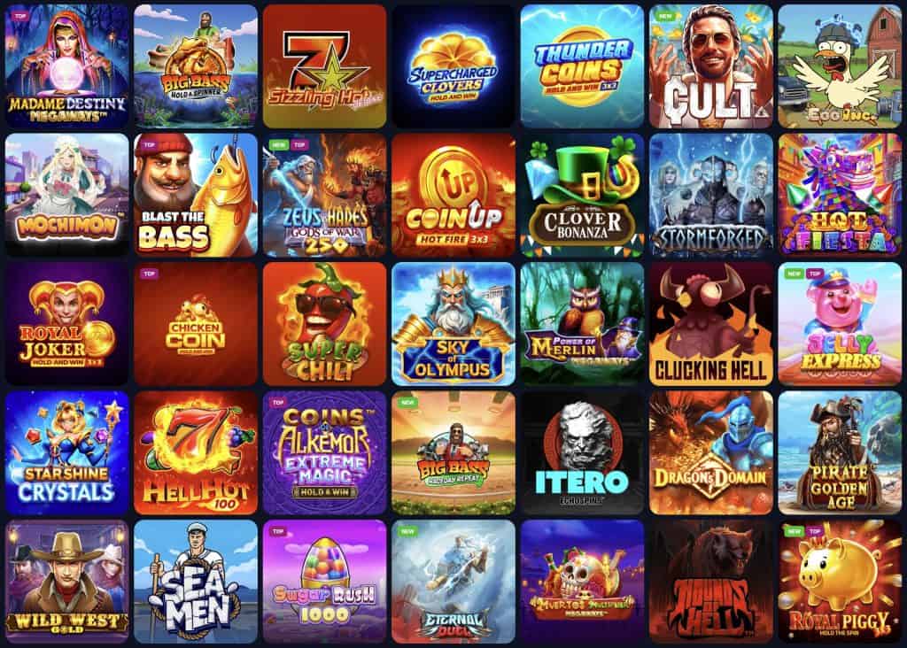 Betsio Casino - Nyerőgépek