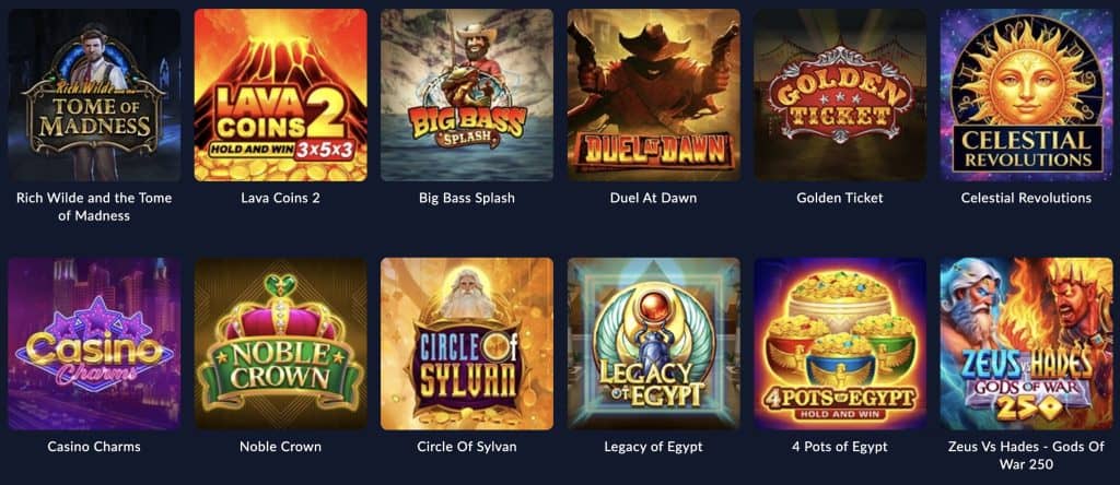 Bison Casino játékválaszték