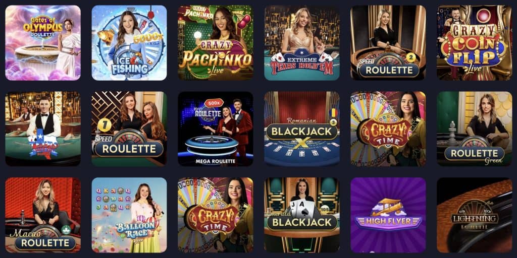 Vox Casino - élő kaszinójátékok