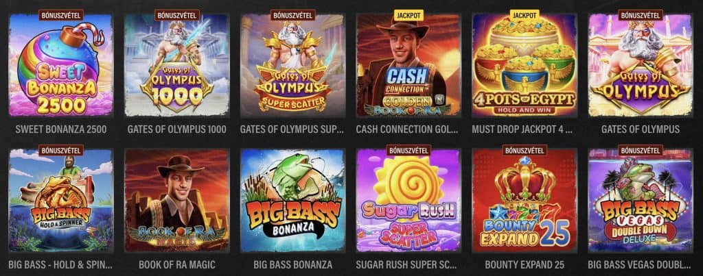 Jokery Casino játékok