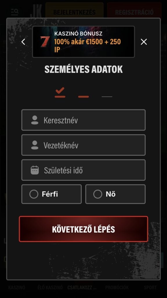 Személyes adatok. 