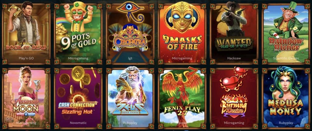 Rivo Casino játékok
